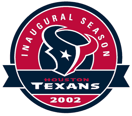 Houston Texans 2002 Anniversary Logo DIY iron on transfer (heat transfer)